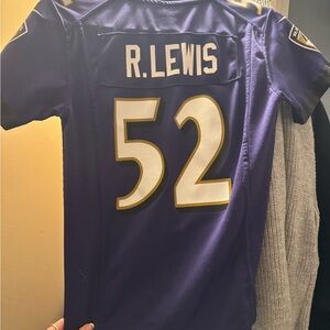 ray lewis jersey kids size small (7/8)